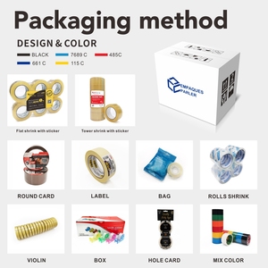 OPP <span class=keywords><strong>Bopp</strong></span> mạnh mẽ rõ ràng dính đóng gói Băng niêm phong Băng - Product Image 3