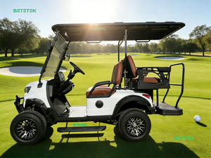 Carrito de Golf Compacto de 4 Plazas, Buggy Eléctrico, Perfecto para Recorridos por el Campo, Playa, Resort, Ocio, Promocional para Carreteras No Públicas - Product Image 1