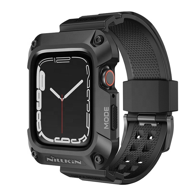 Nillkin New Arrival Wristband case With Mechanical Style PU Strong Protective Watch case for Apple 44mm/4/5/6 5mm/7/8 case