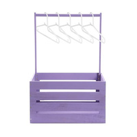 Panier de rangement en bois pour bébé avec poignée, idéal pour la réception de bébé, la révélation du sexe, la grossesse et les nouveaux parents
