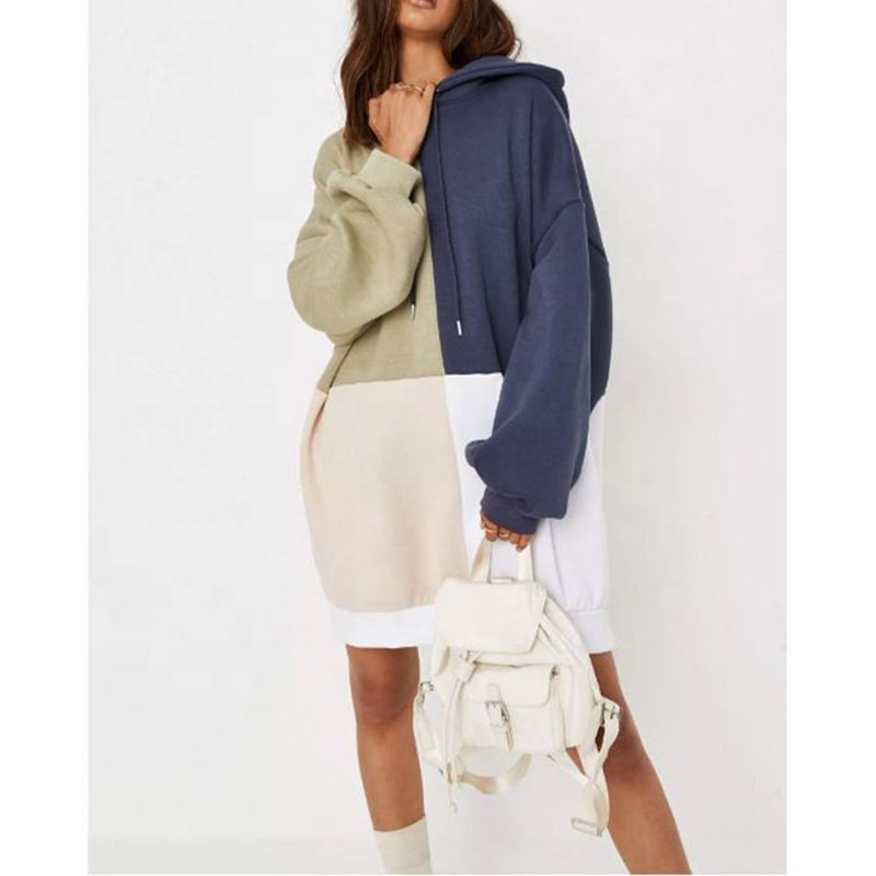 Wholesale Oversized Hoodie Dress Custom Casual