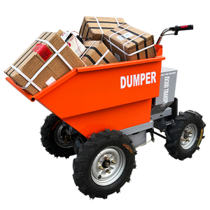 Carriola da Giardino Elettrica Motorizzata a Quattro Ruote Motrici Zhongtuo, Capacità 300 Kg - Product Image 3