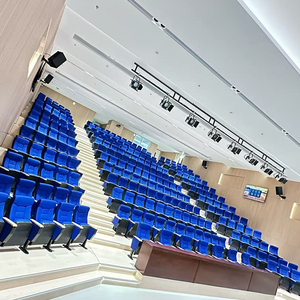 Les pieds pliables en plastique PP de style moderne sont utilisés pour les chaises dans les salles de théâtre scolaires, les auditoriums et les amphithéâtres universitaires. - Product Image 3