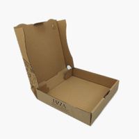 Boîte à pizza ondulée portable imprimée personnalisée directe d'usine recyclable de qualité alimentaire avec stratification mate pour le stockage de la gelée de sucre