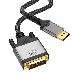 Mạ Vàng Cắm Chuyển Đổi Dp Để <span class=keywords><strong>VGA</strong></span>/ DVI D /HDMI Dài Cáp Cho TV Máy Tính Xách Tay Máy Tính 4K 1080P HD <span class=keywords><strong>DisplayPort</strong></span> Hiển Thị Cổng Adapter - Product Image 5