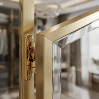 Système de dressing moderne sur mesure haut de gamme avec portes vitrées et éclairage LED intégré pour chambre et salon – Maison de luxe