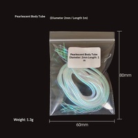 OEM Perlweiße Geflochtene Mylar-Schläuche Fliegenbindematerialien 2mm-10mm Realistisches Fischschuppen-Gewebe für Streamer Barsch Hecht Lachs