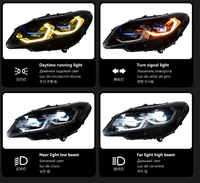 Phares LED Angel Eye style laser CREULI pour BMW Z4 E89 2009-2016, double couleur DRL, Plug & Play, vente flash