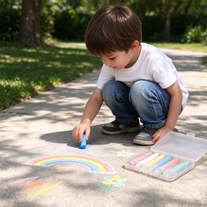 Tiza Lavable Sin Polvo No Tóxica para <span class=keywords><strong>Pizarra</strong></span>, 24 Colores para Niños y Niñas, Escuela, Aula - Product Image 6