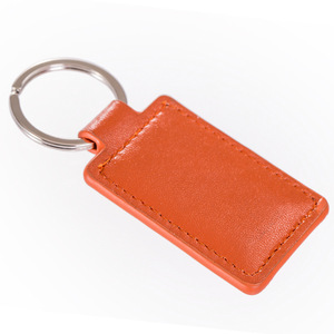 Hoogwaardige gepersonaliseerde logo-gegraveerde RFID-sleutelhanger 13.56MHz frequentie echt lederen NFC-sleutelhanger voor hotels ISO 1k lidmaatschapskaart - Product Image 1