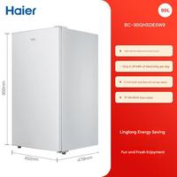Réfrigérateur Haier 90L, petite taille, porte simple, usage domestique et hôtelier, classe énergétique A, R600a, autonome, nouveau produit