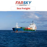 Farsky Logistics DDP Transport maritime de fret de la Chine vers l'Inde, les États-Unis, le Canada, l'Australie et l'Arabie Saoudite via LCL+Express