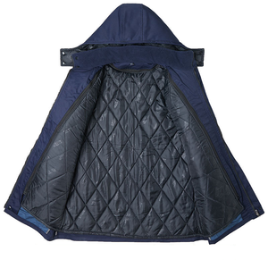 Cappotto di cotone invernale personalizzato Logo giacca a vento caldo abbigliamento da lavoro uniformi abbigliamento da lavoro - Product Image 2