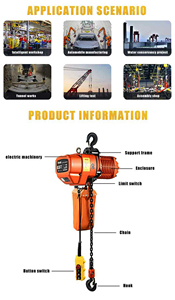 Servo <strong>Hoist</strong> Constant Torque Output <strong>Hoist</strong> Permanent Magnet Synchronous Motor <strong>Hoist</strong> Noiseless Electrical Chain <strong>Hoist</strong> - Product Image 6