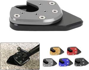 Almohadilla de Repuesto para Soporte Lateral de Motocicleta, Placa de Extensión para HONDA NC750X NC750 (Negra) - Product Image 5