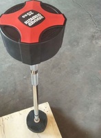 Équipement de musculation pour salle de sport, plaques de poids droites fixes en caoutchouc chromé 10-30 kg, équipement de musculation