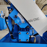 Scie à ruban Hua Hai GB4230, coupe les aciers, les matériaux profilés, les tuyaux en acier, les métaux non ferreux, capacité de 300 mm, vitesse de la lame de 69 m/min