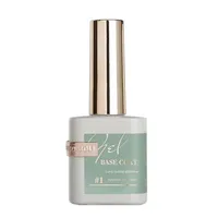 Kit de Gel Français 5-en-1 à Base d'Eau 15ml Multifonctionnel UV LED Soak Off en Gros en Stock pour Salons Professionnels