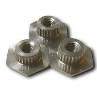 Stainless Steel 303 304 316 Hex Snowboard Wakeboard sisipan mur bubut suku cadang putar CNC Snowboard sisipan berulir