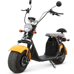 1500W 60V Cheap Citycoco Motorcycle European Warehouse Free Shipping 2 Wheel Fat Tire City Coco Electric Scooter Motor Adult Coc