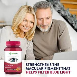 Premium göz vitamini Mineral Gummies Private Label OEM ODM özel üretim Lutein zeaksantin yabanmersini a vitamini C E - Product Image 3