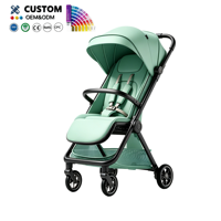 Ensemble de poussette et siège auto de luxe pour bébé, poussette pliable de voyage avec siège auto, pliage en un clic