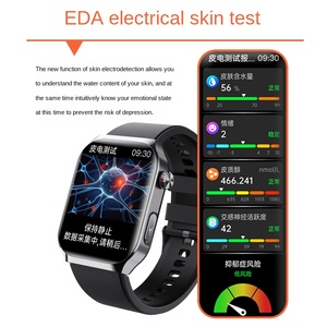 F700pro Y Tế cấp Smartwatch Android hoạt động IPS silica gel IP67 SOS rơi báo động trầm cảm đánh giá Rủi Ro ECG giám sát - Product Image 3