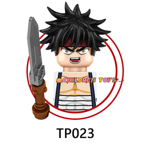 TP1003 cartone animato giapponese Anime <span class=keywords><strong>Rurouni</strong></span> <span class=keywords><strong>Kenshin</strong></span> Mini Action Figure per bambini educativo assemblaggio blocco di plastica giocattolo all'ingrosso - Product Image 5