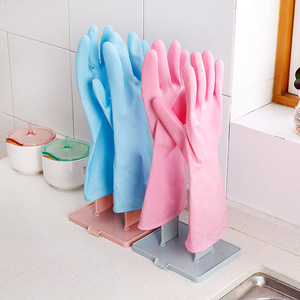 <b>Kitchen</b> Chores Gloves Draining Rack With Towel Holder Heat Resistant Foldable Multi Purpose For <b>Kitchen</b> Sink Storage - Product Image 2