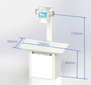 HC-R004A veteriner 200mA tıbbi X ışını makinesi mobil hastane makinesi veteriner veteriner x ışını fiyatı - Product Image 4