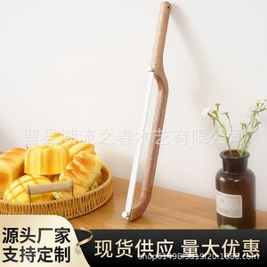 Cuchillo de pan de madera para cortar pan, sierra para cortar pan, herramienta de cocina, cuchillo para tartas, cuchillo de madera dentado para tostadas - Product Image 2