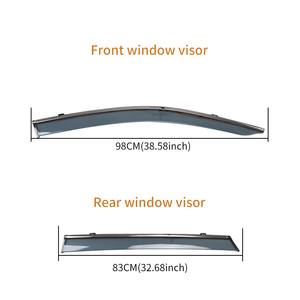 Protector de lluvia para coche, visera para puerta, parasol para lluvia, visera para lluvia Exterior automotriz para SUBARU <span class=keywords><strong>OUTBACK</strong></span> 2021- - Product Image 6