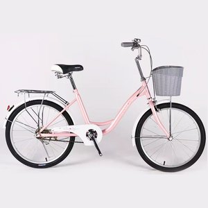 <span class=keywords><strong>Vélo</strong></span> <span class=keywords><strong>de</strong></span> course pour femmes avec panier, en aluminium, vintage, classique, chrome, coréen, 24 dames - Product Image 5