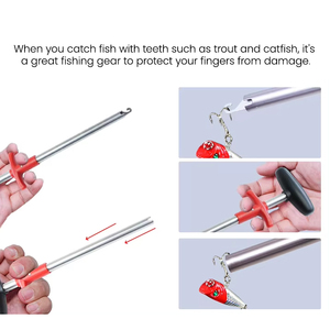 emergency fish hook removal tool R02 Remover Squeeze-Out Hook Tools quality hook remover is a must Fish Hook Removal Curved Hemostat