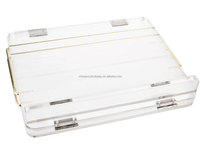 Présentoir d'ordinateur Offre Spéciale personnalisé en usine, présentoir Transparent de stockage de livres en acrylique, présentoir Transparent avancé
