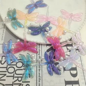 Nouvelle <span class=keywords><strong>carte</strong></span> lumineuse Firefly <span class=keywords><strong>Libellule</strong></span> 46x49mm en plastique/résine, faite à la main avec colle coulante, accessoires DIY pour barrettes et coques de téléphone, Yiwu - Product Image 4