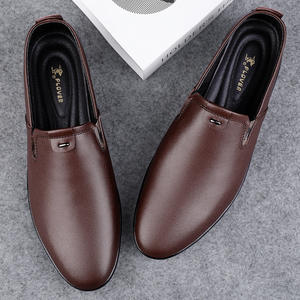 Chaussures en cuir pour hommes, mocassins italiens souples de luxe, respirants, à enfiler, pour la conduite, grande taille - Product Image 2