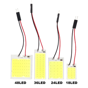 T10 COB <span class=keywords><strong>LED</strong></span> <span class=keywords><strong>Voiture</strong></span> Panneau Dôme Feston 24SMD 36SMD 48SMD Auto Intérieur Lecture Carte Lampe <span class=keywords><strong>Plafonnier</strong></span> Ampoules Blanc - Product Image 4