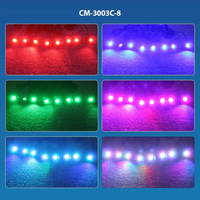 Kit de Luces LED RGB para Bajos de Vehículos, Luces de Neón con Control por Aplicación, Iluminación Exterior para Camiones, 8 Módulos Multicolor