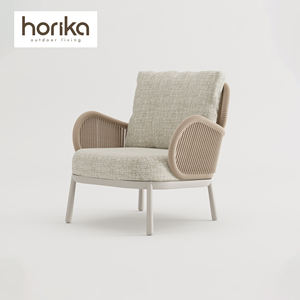 Set di divani moderni per il tempo libero da giardino in alluminio impermeabile per esterni e Patio con corda di lusso Set di divani da giardino - Product Image 3