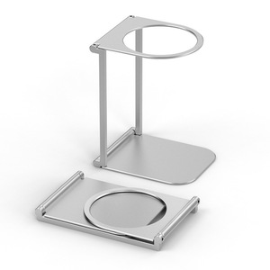 Support pour machine à café portable, cadre métallique pliable en alliage d'aluminium pour une utilisation en extérieur, accessoire léger pour cafetière - Product Image 5