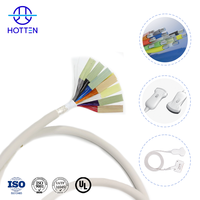 Kabel Probe Ultrasound Medis Mikro Koaksial Kapasitansi Rendah dengan Selubung Silikon, Kabel & Rakitan Kabel