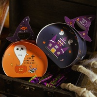 Boîtes à bonbons d'Halloween en carton, mini-boîtes à biscuits pour la pâtisserie, décorations de fête, emballages cadeaux, boîtes vides