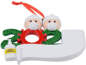 <span class=keywords><strong>Adornos</strong></span> navideños de <span class=keywords><strong>papel</strong></span> higiénico, resina, nombre familiar, 2, 2020 - Product Image 6