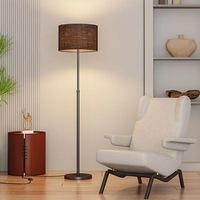 Lampadaire en fer pour salon, chambre à coucher, chevet, canapé - Moderne, créatif, LED, télécommandé, réglable, lumière chaude, E27