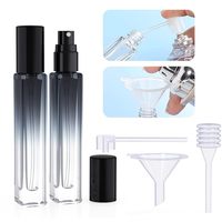 Bouteilles en verre rechargeables à vis, en stock, pour échantillons de parfum, spray, gouttes pour les yeux, perruques, 2ml 3ml 5ml 10ml