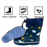 Sepatu Bot Hujan Anak YL-25311 Grosir Fashion Setengah Betis Nyaman Anti Selip Unisex Tahan Air Bahan Karet untuk Anak-Anak