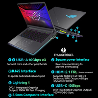 Ordinateur portable de jeu ROG Strix G16 Intel Core9-290H RTX5060/5070 16 pouces 2.5K 300Hz
