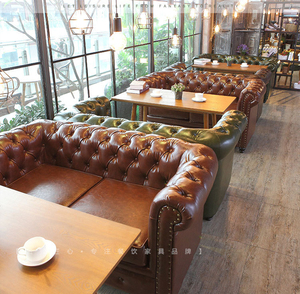 Gukiman – <span class=keywords><strong>canapé</strong></span> en cuir pour magasin de vêtements, bois massif doux, bar transparent, musique, restaurant, bar occidental - Product Image 3