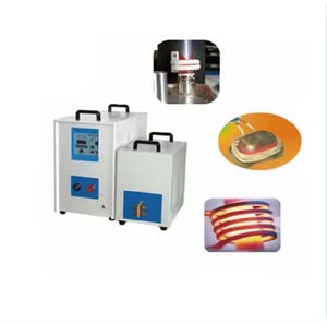 Portable 25kw 35kw 45kw Copper Gold Silver Metal Induction Heater Furnace Forging Iron Steel Rivet Induction Heat Press Machine - Product Image 4
